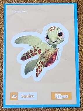 Loblaws Disney Stickers - 35 Squirt - MAKE A BUNDLE!!